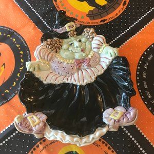 Fitz and Floyd 1992 Witch Cookie Plate